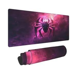 Dujunex Spider Mouse Pad Gaming Large Extended Computer Mouse Mat Keyboard Full Desk Mousepad for Gaming, Office, Home 11.8x23.6 Inch