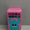 CHAKO LAB Water Bottle with Straw and Carry Handle | Wide Mouth vacuum insulated stainless steel Bottles | Reusable, leak-proof and BPA-free | 33oz(Pink&Red)