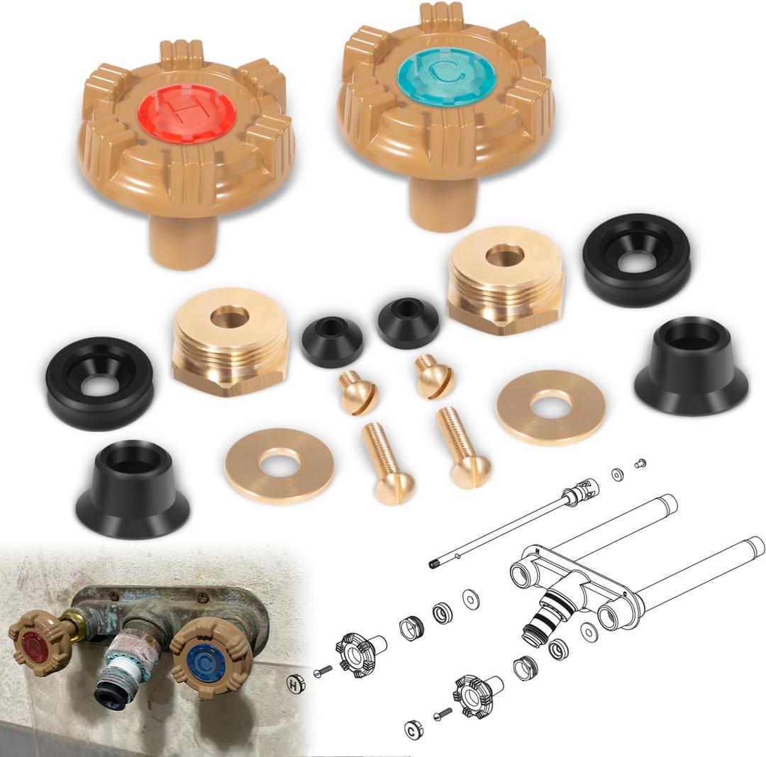 RK-22MH Repair Kit Metal Handle,Outside Faucet,Compatible with Woodford Model 22, Model V22