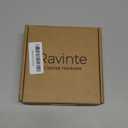 Ravinte 10 Pack Cabinet Handles Finger Edge Pulls 102mm/4 inch Silver Drawer Edge Pulls Brushed Nickel Finger Pulls for Cabinets Concealed Handles (3" Hole Center,4" Overall Length)