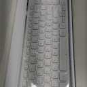 Perixx PERIBOARD-213W Silent USB Scissor Keyboard with Cable – Compact Design with Numeric Keypad – White – Spanish Qwert with Ñ