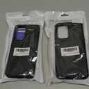 Anloes Case for Motorola Moto G Stylus 5G 2024, Phone Case Heavy Duty Shockproof Dustproof Rugged Protective, 3 in 1 Bumper Cover Black(Without Built-in Screen Protector) Pack of 2