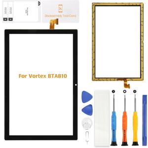 for 10.1 inch Vortex BTAB10 BTAB 10 Touch Screen Panel Digitizer Front Panel Glass kit | High Sensitivity Replacement Touchscreen