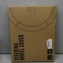 Skechers Steering Wheel Cover, Memory Foam Car Steering Wheel Cover,14.5-15inch Anti-Slip Safety Comfortable Desgin, Universal Accessory for Diverse Cars, Truck,SUV (Black & Black)