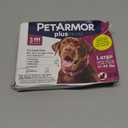 PetArmor Plus Flea and Tick Prevention for Dogs, Large Dog Flea and Tick Treatment, 3 Doses, Waterproof Topical, Fast Acting (45-88 lbs)  