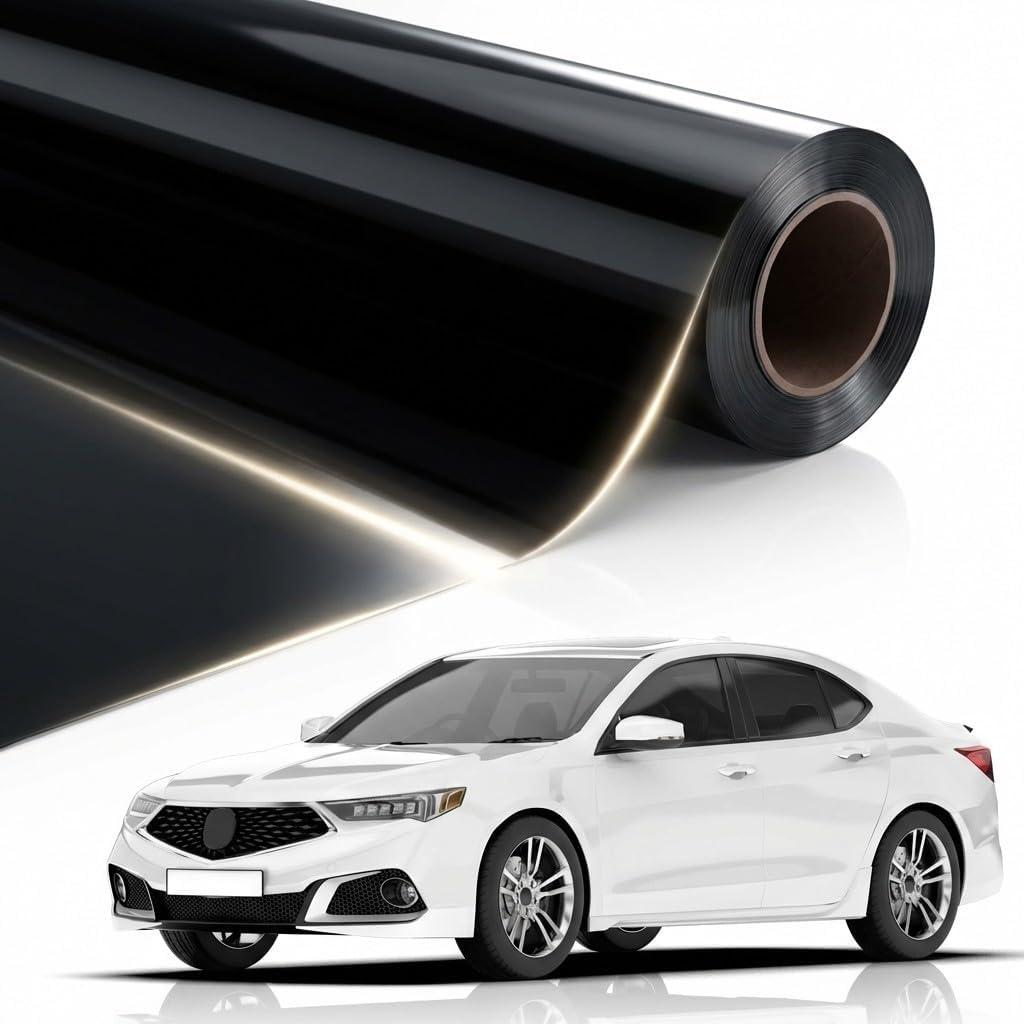 Car Window Tint BLACKGLASS IX Professional Quality Film Tinting Roll for Car, Van & Vehicles (30% VLT, 20ft x 2ft, 2 Ply, Medium Smoke) Solar, Glare and Privacy with Installation Instructions