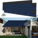 NeatiEase Roofing Shingles 3-Tab, 8 Pack Asphalt Shingles Roof Tiles for Storage Shed, Architectural, Residential, Garage Roof (Dark Blue)