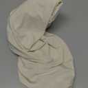 Smiry Round Spandex Tablecloth, Elastic Fitted Washable Tablecloths for 36"-44" Tables, Waterpoof Stretch Picnic Table Cover for Dining, Indoor and Outdoor, Beige