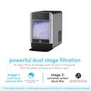 Avalon Nugget Ice Maker Chewable Ice 38 lbs Per Day, One Click Operation, Large Ice Storage, Connects to Water Line, Includes Set of Filters