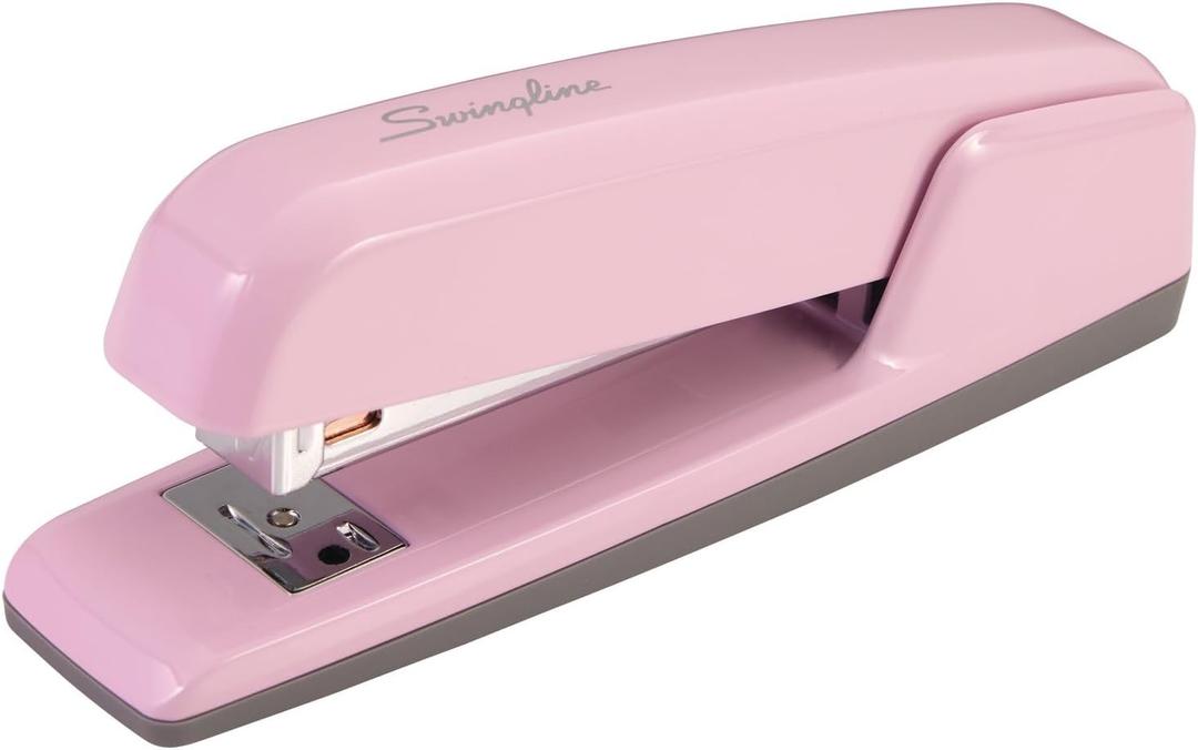 Swingline Stapler, 30 Sheet Capacity, 747 Business Stapler, Jam Free, Metal, Blush Pink (S7074740)