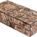 Handicrafts Home Decorative Storage Box 10x4.5  Remote Control Holder, Jewelry Organizer, Modern Decorative Box with Lid, Boho Chic Home Dcor Accent, Vintage Memory Box for Living Room Shelf Dcor (KEPT-PARADOX)