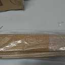 No Drill Cordless Bamboo Roman Shades, Light Filtering 31.5" W x 48" H, Brown