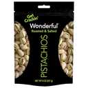 Wonderful Pistachios In Shell, Roasted and Salted Nuts, 8 Ounce Resealable Bag, Healthy Snack, Protein Snack, Pantry Staple, Pack of 5