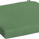 Arden Indoor/Outdoor Seat Or Rocking Chair Cushion, 19 x 18, Water Repellent, Rain Proof, Fade Resistant Cushion for Rocking Or Dining Chairs Bright Moss Green Leala