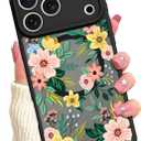 Case Designed for iPhone 17 Pro Floral Flower Cute Girly