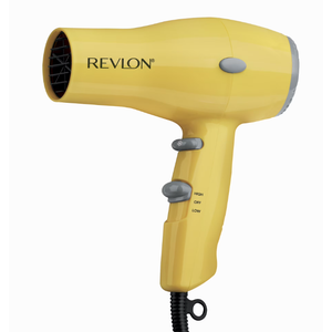Revlon Travel Compact Ionic Hair Dryer, Yellow