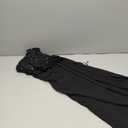 Women's Plus Size Lace Chffon Long Maxi 3/4 Sleeve V-Back Formal Dress, 20W 