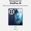 Ringke Fusion-X [Compatible with MagSafe] Designed for OnePlus 13 Case, Augmented Bumper Clear Hard Back Rugged Shockproof Protective Phone Cover - Magnetic Black