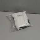 JKSVE 20 inch White Velvet Christmas Stocking, Large Decorative Bow Design, Holiday Party Decor for Fireplace Mantel Gifts,Black