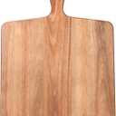 Large Acacia Wood Cutting Board with Handle Wooden Charcuterie Board Kitchen Chopping Block for Meat Cheese Vegetable Bread Fruit Serving Boards Wood Butcher Block Carving Board, 17" X 13"