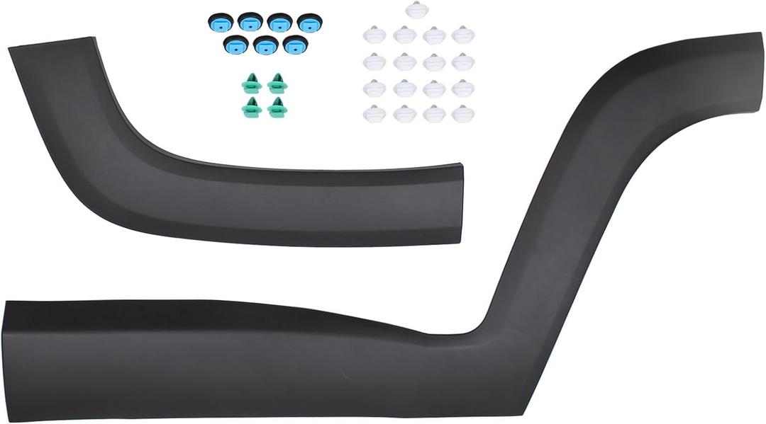 ApplianPar Rear Driver Side Wheel Fender Flare and Lower Door Molding Trim for Jeep Renegade 2015-2023