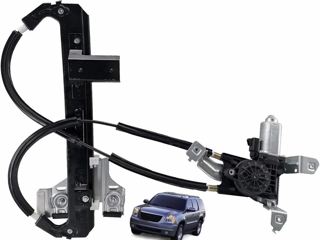 748-229 Rear Right Passenger Side Window Regulator W/Motor Fit 2002-2006 Cadillac Escalade 2000-2006 GMC Yukon 2000-2006 Chevy Tahoe Replacement 15135973