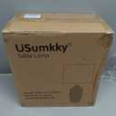 24.5" Handcrafted Ceramic Table Lamp with 5FT Cord, Single Farmhouse Vintage Rustic Bedside Lighting for Living Room Bedroom Entryway Linen Shade Nightstand End Table Decor (Bulb Not Included)