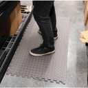 Performance Tool W88989 24-Inch X 24-Inch Protective Diamond Shape Anti-Fatigue Interlocking Floor Mat (24 Square Feet) , Grey