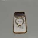 Magnetic for iPhone 17 Pro Max Case with Invisible Stand[Compatible with MagSafe][Full Camera Lens Protector][Military Drop Protection] Shockproof Not Yellowing Clear Slim Soft for Women Men (Gold)