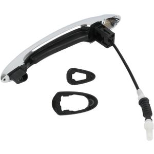 Left Front Exterior Door Handle with Cable Chrome Fits for Mini Cooper Countryman R60 2011-2016, Fits for Mini Cooper Paceman R61 2013-2016 51219800557, 51210382336