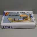 ETMI Vintage Bread Box for Kitchen Countertop - Retro Brown Bread Storage Box Breadbox