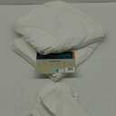 Comfort Spaces 100% Cotton Sheet Set Breathable, Lightweight, Soft with 14" Elastic Pocket Fits up to 16" Mattress, All Season Cozy Bedding, Matching Pillow Case, King White 4 Piece