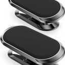 Magnetic Phone Holder for Car[2 Pack],Phone Holders for Your car [Upgrade Magnet] -360 Rotation,Car Magnet Phone Mount Compatible with All Cell Phone (Black)