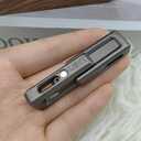 T-Conceal EDC Fidget Slider Fidget Toy Adult Stress Relief Metal Push Pull ADHD Recreational Tactile Xlock Magnetic Double Push Fidget Coin