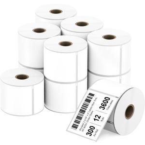 Compatible 2-5/16" x 4" Direct Thermal Labels Replacement for DYMO 30256 Large Shipping Address Postage, Compatible with Rollo, DYMO 4XL & Zebra Desktop Printers (12 Rolls, 300 Labels/Roll)
