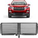 HECASA Radiator Upper Shutter Grille Compatible with 2018-2024 Chevy Chevrolet Equinox/GMC Terrain Replacement for GM1206112 84766744 84498862 84460245 Plastic Active Grille Shutter