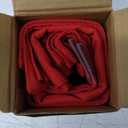 MIULEE Pack of 2 Decorative Outdoor Waterproof Christmas Pillow Covers Square Garden Cushion Sham Throw Pillowcase Shell for Spring Patio Tent Couch 18x18 Inch Red