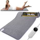 Large Heating pad for Back Pain Relief, 20" X 40" Sittable & Reclinable XXX-Extra Large Heating Pads with Auto Shut Off, Full Body Electric Heated Pad for Knee,Neck, Shoulder & Menstrual Cramps