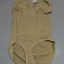 BRABIC Womens' Seamless Sleeveless V-Neck Bodysuit Shapewear Tummy Control, M/ L