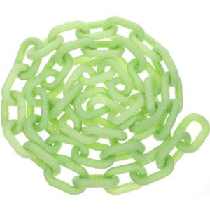 Glow in The Dark Halloween Chain Simulated Luminous Chain Plastic Glowing Props for Halloween Masquerade Haunted House Party Decorations