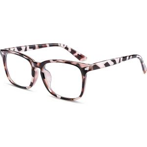 Blue Light Glasses for Woman Men | 99% Blue Light Blocking Glasses | Computer Glassess | Gaming | TV Phone Screen Reader Square Frame | Anti Eyestrain & UV Glare,1 Pack