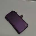 Defencase for iPhone 16E/17E Case Wallet with RFID Blocking Card Holder Slots for Women Men, Elegant PU Leather Magnetic Snap Flip Wristlet Strap Zipper Wallet Phone Cases for iPhone 17e & 16e, Purple