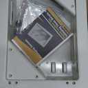 inWall TV Box with Flange for Home Theater Installation, 11.9" x 8.4" Cord Hider for Wall Mounted TV, with 2 Outlets, Cable Bracket, LV Cable & 11/2" ENT Entrance, Ideal for New or Retrofit Job