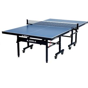 JOOLA Inside Professional MDF Indoor Ping Pong Table with Quick Clamp Table Tennis Net and Post Set - 10 Minute Easy Assembly - Tournament Quality - Foldable with Single Player Playback Mode (18mm)