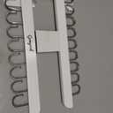 Gomyrod Bra Hanger for Closet, 2 Pack Tank Top Hanger w/20 Hooks Capacity Foldable Wood Space Saving Hangers, 360Rotating Closet Organizers and Storage for Dorm & Apartment for Bra Scarf Ties(White)