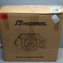 5/8" x 100 ft Heavy Duty Retractable Garden Hose Reel by HOZEREEL, Outdoor Garden Hose Reels - Self Retract Wall Mount Hose Reel Automatic Storage, Any Length Lock, 10 Pattern Nozzle