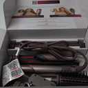 Shark FlexFusion Hair Straightener & Powerful Hair Dryer with Fusion Hair Brush, Ceramic Air Styler with Auto-Wrap Hair Curlers & Concentrator, Ceramic Plates, Cosmic Blush HD641S