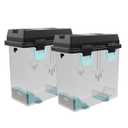 2 x Polymaker PolyDryer Box XL 2-Pack Sealed Filament Storage Box, Fits up to 3kg Spools, Print Without Breaking the Seal, Compatible with 1.75/2.85/3.00mm Filament