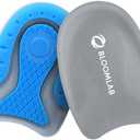 Premium Heel Pain Relief Gel Inserts – 2 Pack Shock-Absorbing Heel Cups for Plantar Fasciitis – Non-Slip Silicone Cushions for All Shoes & All-Day Comfort