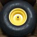 GICOOL 20x8.00-8 Tire and Wheel, 4 Ply Tubeless Lawn Mower Tire Replacement 20x8-8nhs Riding Tractor Mower and Rear Tire and Wheel Assemblies, 3.5" Offset Hub, 3/4" Borehole, and 3/16" Keyway, 2 Pack